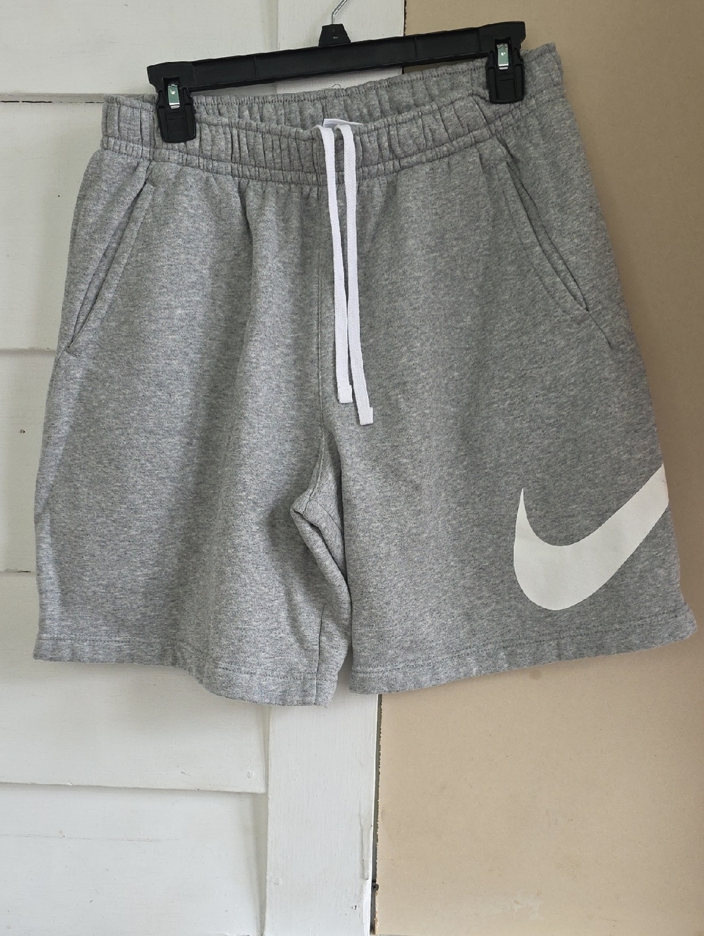 Nike Gray Swoosh Athletic Shorts